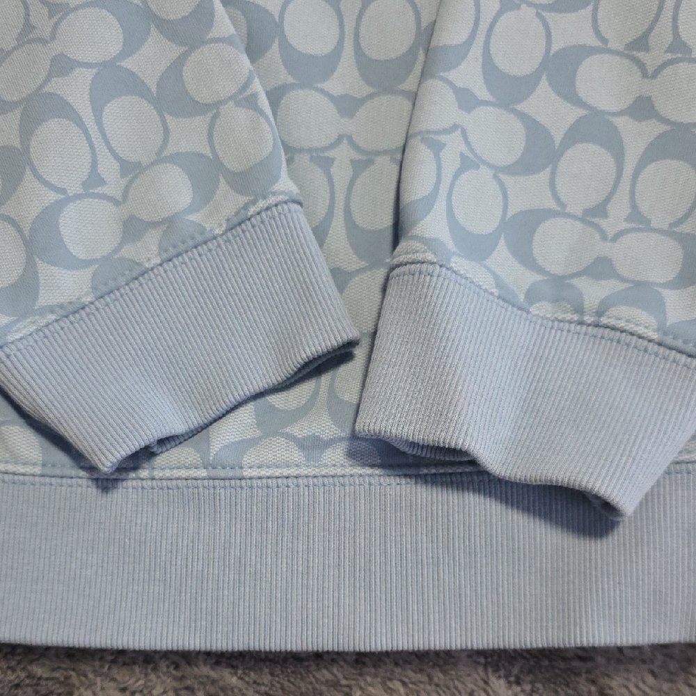 Coach Sweatshirt in Soft Blue - Picture 6 of 14